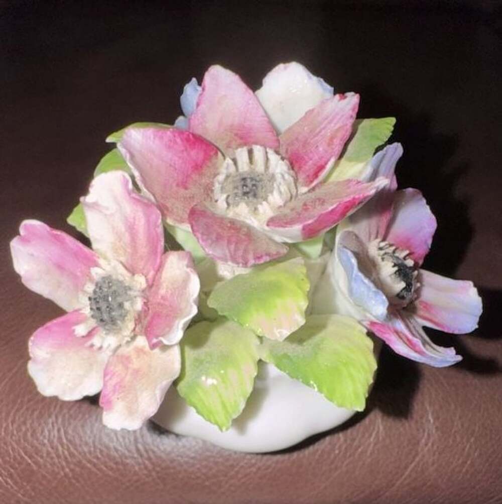Royal Albert Bone China Flower of the Month Series Anemones Figurine